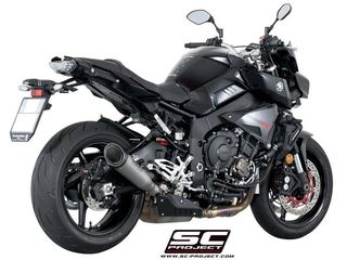 Εξάτμιση Τελικό Sc Project S1 Titanium/Carbon End For Original Catalyst Yamaha MT 10/ABS/FZ 10 2016-2020 Euro4