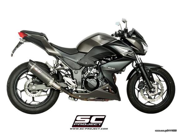 Εξάτμιση Τελικό Sc Project Oval Matt Carbon/Carbon End Kawasaki Z 300