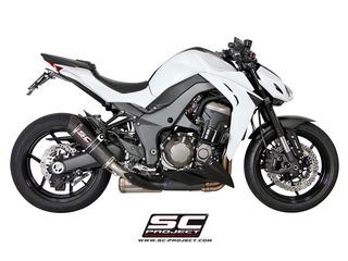 Εξατμίσεις Διπλά Τελικά Sc Project GP Tech Matt Full Carbon Kawasaki Z 1000 2014-2016 