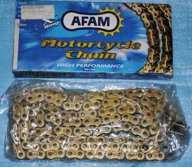 ΛΥΡHΣ AFAM ΑΛΥΣΙΔΑ ΚΙΝΗΣΕΩΣ ΧΡΥΣΗ SUPER ΕΝΙΣΧΥΜΕΝΗ X'RING 530 (XSR2-G) X 126 LINKS, A530XSR2-G126L