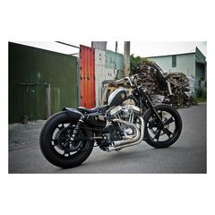 ROUGH CRAFTS SPORTSTER 2004-2016 BOBBED REAR FIBERGLASS FENDER KIT