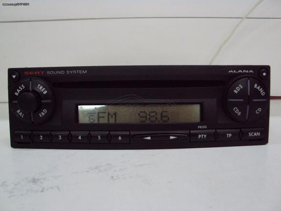 RADIO CD SEAT  IBIZA ALANA 6L0035156