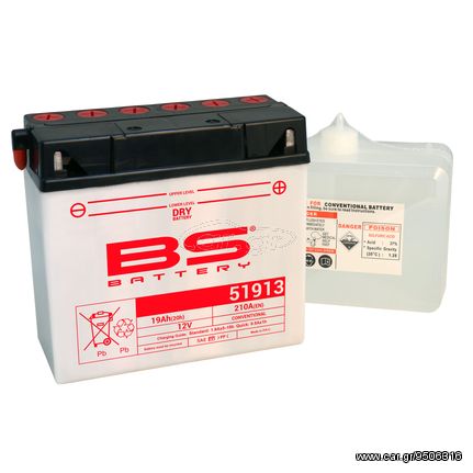 Μπαταρία BS Battery 51913 Με Υγρά 19.0 Ah 51913