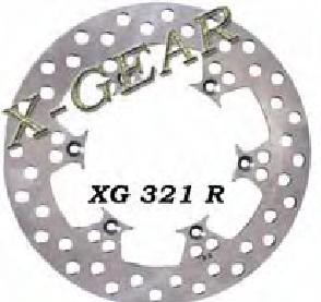 Δισκόπλακα πίσω X-GEAR SUZUKI RM 125 '00-'09 / RMX 250 '02-'08XG321r