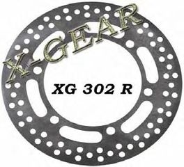 Δισκόπλακα πίσω X-GEAR SUZUKI DR 600 S '85-'89 / DR BIG 750 S '87-'89 XG302r