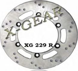 Δισκόπλακα πίσω X-GEAR KAWASAKI KL 650 87-89 / KLE 400 91 XG229r