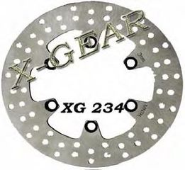 Δισκόπλακα πίσω X-GEAR KAWASAKI KLX 650 93-96 / GSX 250 02 XG234r