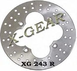 Δισκόπλακα πίσω X-GEAR KAWASAKI ZZR 600 90-06 / EJ 650 02 XG243r