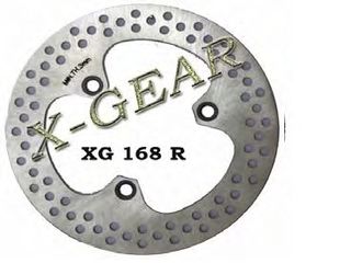 Δισκόπλακα πίσω X-GEAR HONDA CBR 250 87-89 / HONDA NS 400 R 85-88 XG168r