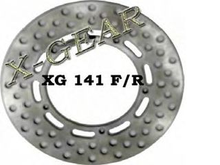 Δισκόπλακα πίσω X-GEAR GILERA DNA 125 01-05 / PIAGGIO X 9 200 EVOLUTION 02-04XG1411r