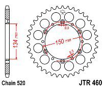 Γρανάζι JT Πίσω JTA460 47 Δόντια Αλουμινίου 18O460.47A