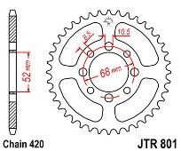 Γρανάζι JT Πίσω JTR801 41-42 Δόντια 18O801.41
