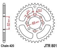 Γρανάζι JT Πίσω JTR801 48-49 Δόντια 18O801.48