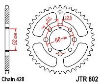 Γρανάζι JT Πίσω JTR802 32-34 Δόντια 18O802.32