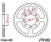 Γρανάζι JT Πίσω JTR802 42 Δόντια 18O802.42