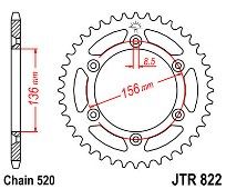 Γρανάζι JT Πίσω JTR822 50 Δόντια 18O822.50