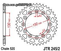 Γρανάζι πίσω JT JTR245/2 43 Δόντια 18O245/2.43