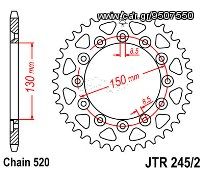 Γρανάζι πίσω JT JTR245/2 48 Δόντια 18O245/2.48