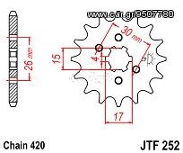 Γρανάζι εμπρόσθιο JT JTF252.12 δόντια HONDA C50 GLX  18E252.12