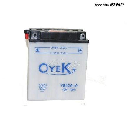 Μπαταρία μοτοσυκλέτας OYEK YB12A-A (12N12A-4A-1) 30800811210