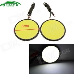 Φώτα Ημέρας Αυτοκινήτου Slim High Power 26W COB LED Στρόγγυλα