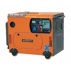 KRAFT  ΓΕΝΝΗΤΡΙΑ 380V WS8500L-3 DIESEL Κλειστού Τύπου 6000W συνεχης αποδοση με Μίζα-Πίνακα ATS (63772)