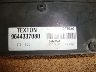 PEUGEOT 206 TEXTON 9644337080