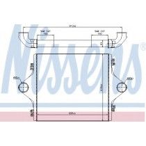 Ψυγείο αέρα υπερπλήρωσης ( intercooler ) NISSENS 2.14.066