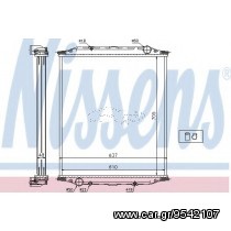 81061016380 ΨΥΓΕΙΟ ΝΕΡΟΥ Μ90 705Χ618Χ43 NISSENS 2.14.179