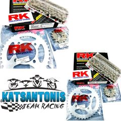 Αλυσιδογραναζα σετ αρίστη ποιότητα RK Yamaha Crypton x 135... 14-39..428-112..by katsantonis team racing 