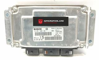 ΕΓΚΕΦΑΛΟΣ CITROEN - PEUGEOT 1.6i 207 307 BOSCH ME7.4.4 0261208301 9657036780 9651385480 ΞΕΚΛΕΙΔΩΤΟΣ ΑΡΙΣΤΟΣ - ΕΓΓΥΗΣΗ!!