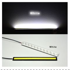 ΖΕΥΓΑΡΙ Φώτα Ημέρας COB Λωρίδες LED ΑΣΠΡΟ.-thumb-9