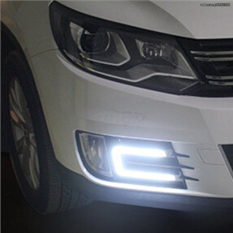  ΖΕΥΓΑΡΙ Φώτα Ημέρας COB LED Άσπρο σε σχήμα U.