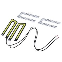  ΖΕΥΓΑΡΙ Φώτα Ημέρας COB LED Άσπρο σε σχήμα U.-thumb-1