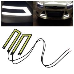  ΖΕΥΓΑΡΙ Φώτα Ημέρας COB LED Άσπρο σε σχήμα U.-thumb-2