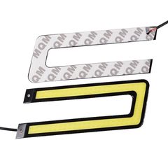 ΖΕΥΓΑΡΙ Φώτα Ημέρας COB LED Άσπρο σε σχήμα U.-thumb-3