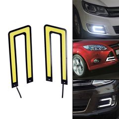  ΖΕΥΓΑΡΙ Φώτα Ημέρας COB LED Άσπρο σε σχήμα U.-thumb-7
