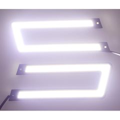  ΖΕΥΓΑΡΙ Φώτα Ημέρας COB LED Άσπρο σε σχήμα U.-thumb-8