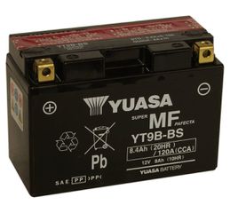 Μπαταρία μοτοσυκλέτας YUASA YT9B-BS ( YT9B-4 ) με υγράYT9BBS