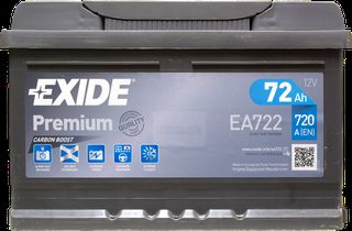 72ah Μπαταρίες  Αυτοκινήτου EXIDE Premium Series