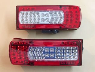 2X65  LED Πίσω για VOLVO FH- FM EURO 6,ΒΟΜΒΗΤΗΣ ΣΤΟ ΔΕΞΙ ΦΑΝΑΡΙ  ΚΑΙ ΦΩΣ ΣΤΟ ΠΙΝΑΚΙΔΑΣ ΑΡΙΣΤΕΡΟ 