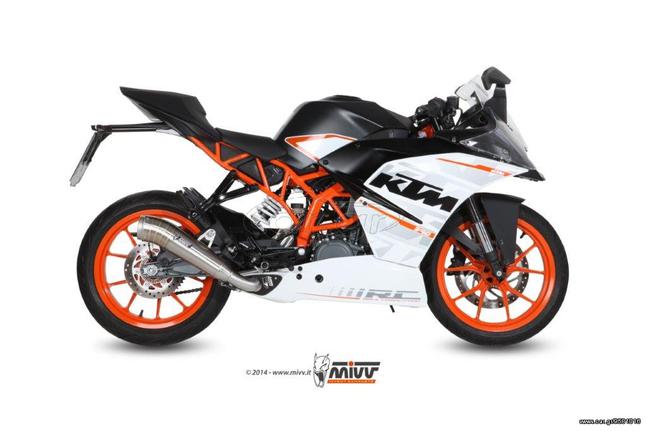 Εξάτμιση Ολόσωμη Mivv Ghibli S.Steel Full System KTM RC 390 2014 - 2016*