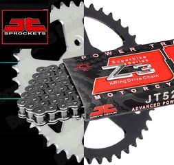 ΛΥΡΗΣ JT ΣΕΤ ΚΙΝΗΣΗΣ ΓΡΑΝΑΖΙΑ-ΑΛΥΣΙΔΑ "ΜΑΥΡΗ SUPER ΕΝΙΣΧΥΜΕΝΗ X-RING (Ζ3) ΑΛΥΣΙΔΑ 520 ΒΗΜΑ" HONDA CBR 954 RR 2002-2003, JTCBR/1269/1308/Z3