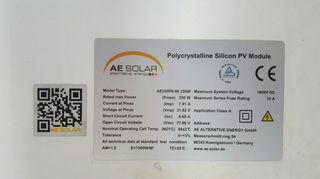 Φωτοβολταικα 250 watt γερμανικα solar