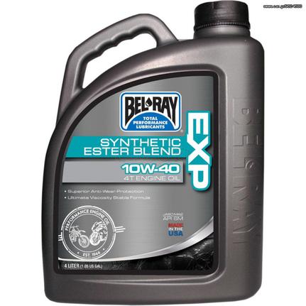 ΛΥΡΗΣ BEL-RAY EXP ΣΥΝΘΕΤΙΚΗΣ ΒΑΣΗΣ 4T ENGINE OIL 10W40, 4 Lit., 99120-B4LW