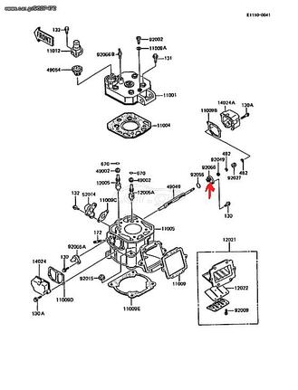 ΒΑΣΗ ΑΞΟΝΑ KIPS KMX 125.REF-92066-1254