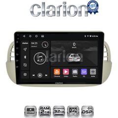Εργοστασιακή οθόνη CLARION 9'' ANDROID για FIAT 500 με ΓΡΑΠΤΗ εγγύηση 2 ετών!!!