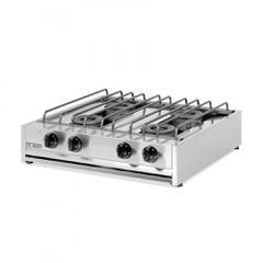 Εστίες επιτραπέζιες αερίου 4πλο σειρά 70 σχάρα χρωμίου VIMITEX 204S EUROCHEF+ΔΩΡΟ ΦΙΑΛΗ ΥΓΡΑΕΡΙΟΥ BERZOMATIC(1 lbs) (ΕΩΣ 6 ΑΤΟΚΕ