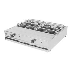 Εστία επιτραπέζια αερίου διπλή 60 σχάρα χρωμίου VIMITEX 302 A/S+ΔΩΡΟ ΕΡΓΑΣΙΑΣ ΓΑΝΤΙΑ (ΕΩΣ 6 ΑΤΟΚΕΣ ή 60 ΔΟΣΕΙΣ)