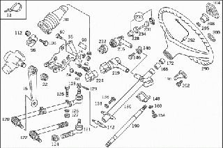 ΠΛΑΚΑΚΙ ΚΟΡΝΑΣ MERCEDES 410 OEM 6114640117